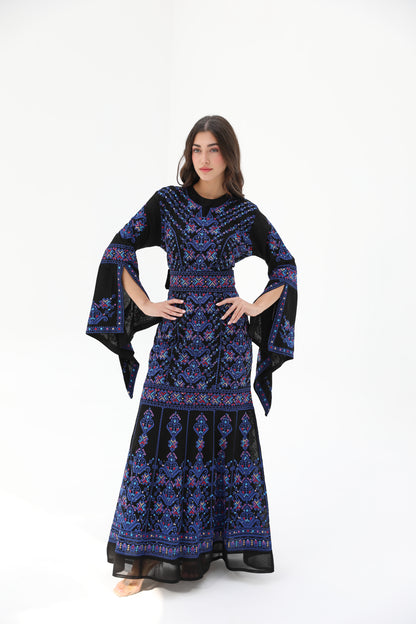 Amira Mermaid Blue Dress
