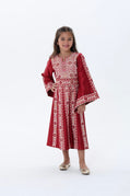 Masa Red & White Kids Thobe